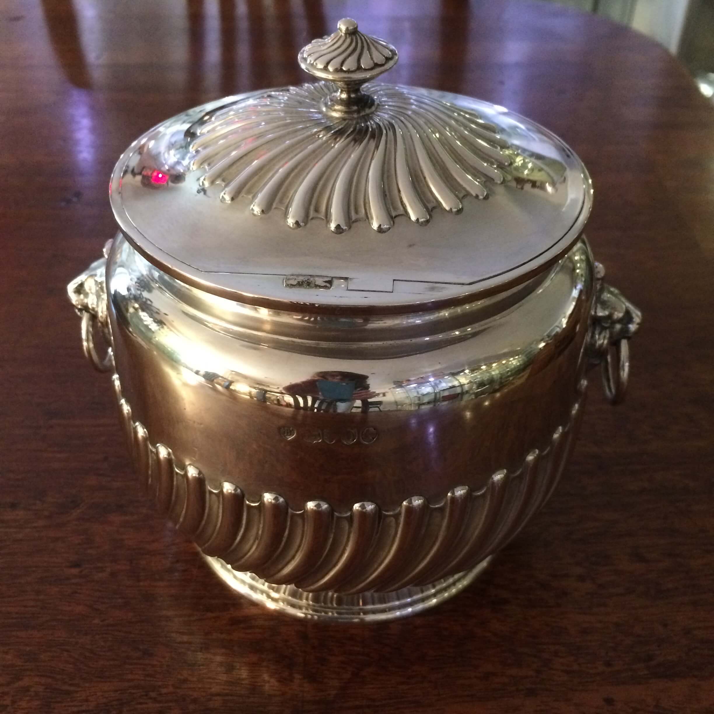 Silver Biscuit Barrel